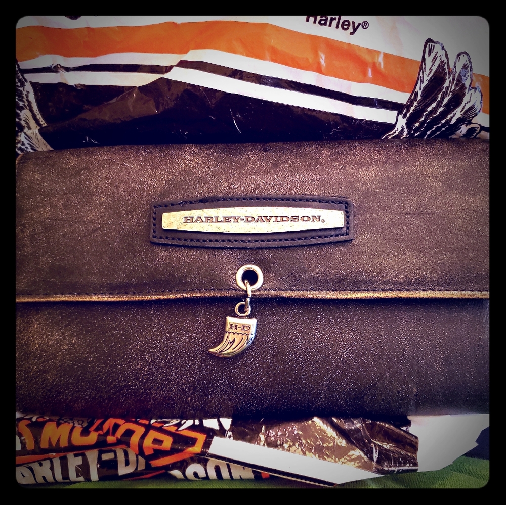 Harley Davidson clutch/wallet